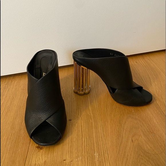 Salvatore Ferragamo open toe heels
